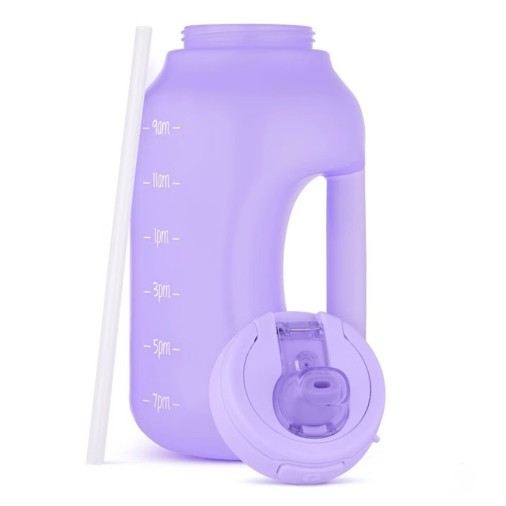 ELLO Hydrate by the Hour Leak-proof Straw Hydrate Translucent Lilac 64 oz. NEW - Picture 10 of 14